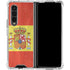 Spain Flag Distressed Galaxy Z Fold4 5G Clear Case